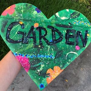 Wooden Garden sign